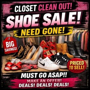 SHOE CLEAN OUT MEN AND WOMEN.